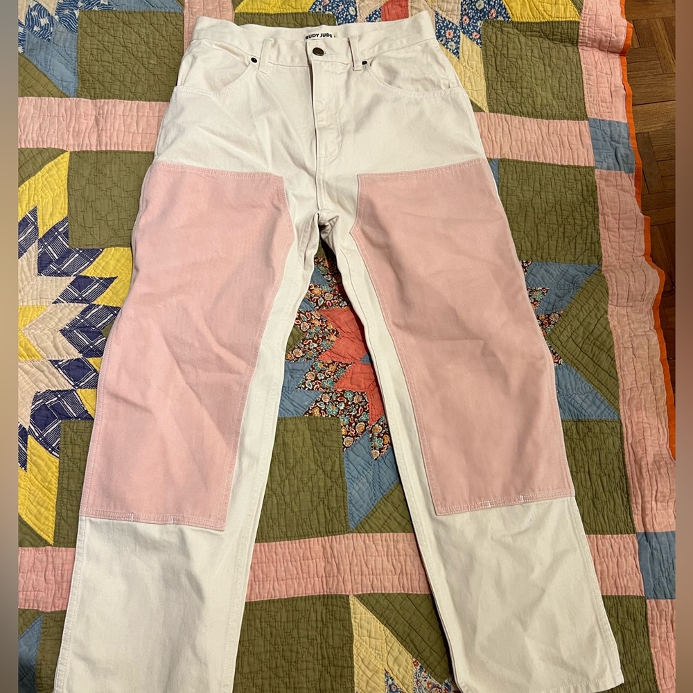 Rudy Jude utility Jean pink
